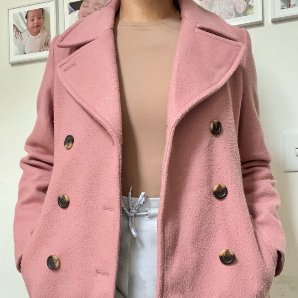 Old Navy Pink Peacoat Size M